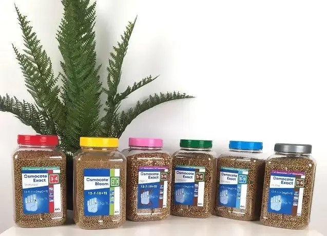 добрива, пролонговані добрива, пролонговані добрива Осмокот, застосування добрив Osmocote, як працюють добрива Osmocote