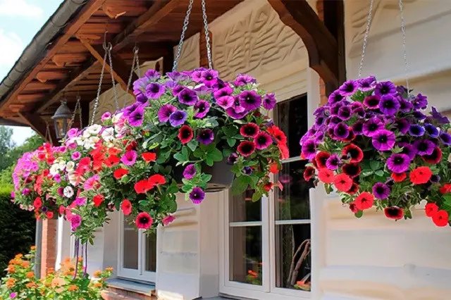 горщики, підвісні горщики, горщики ЛотПласт, підвісні горщики ЛотПласт, використання підвісних горщиків, розміщення підвісних горщиків ЛотПласт