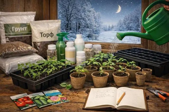 календарь, лунный календарь, лунный календарь садовода, лунный календарь огородника, лунный календарь на январь 2026 года