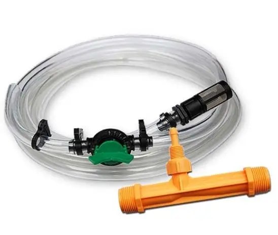 Постепение добрив через інжектор Вентурі