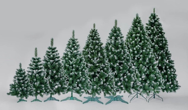 Елка искусственная "Королева White" с белыми кончиками.