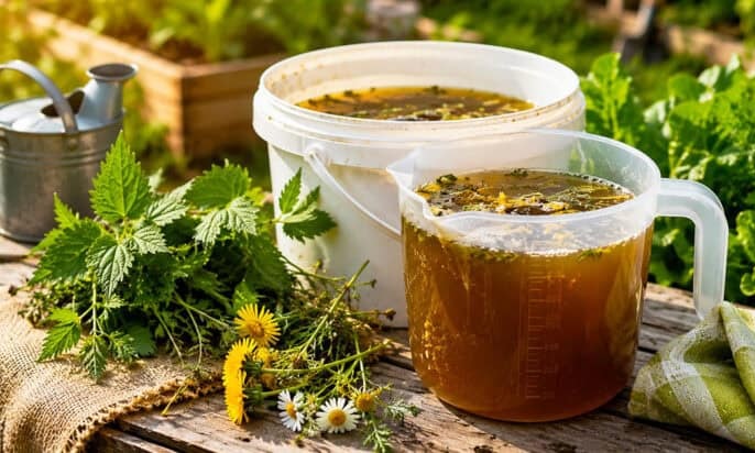 Настои из растительной массы действуют как естественный стимулятор роста.