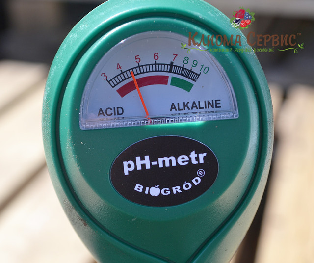 Торф купить в Украине, прибор ля измерения кислотности почвы